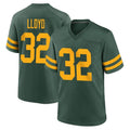PHIN GB.Packers #32 MarShawn Lloyd Player Green Alternate Home Game Stitched Jerseys