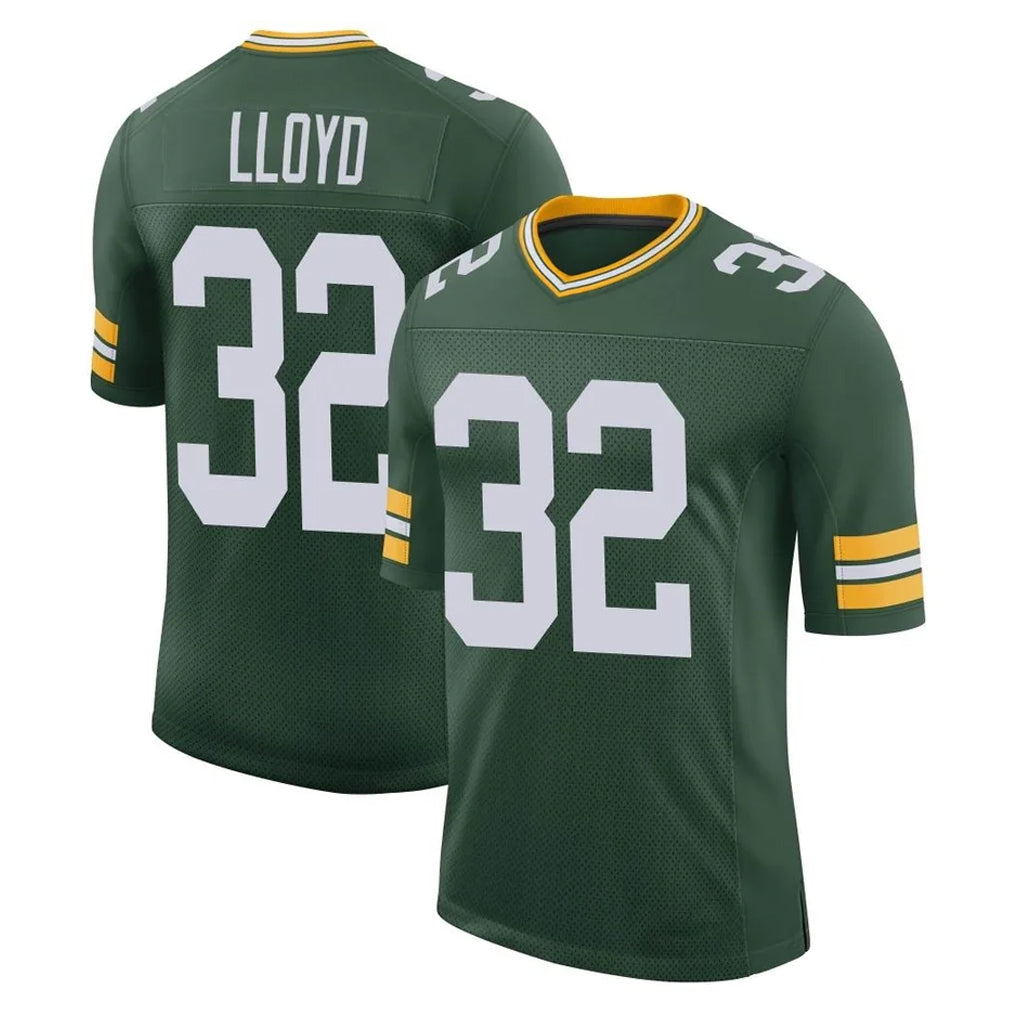 PHIN GB.Packers #32 MarShawn Lloyd Player Green Limited Classic Home Game Stitched Jerseys