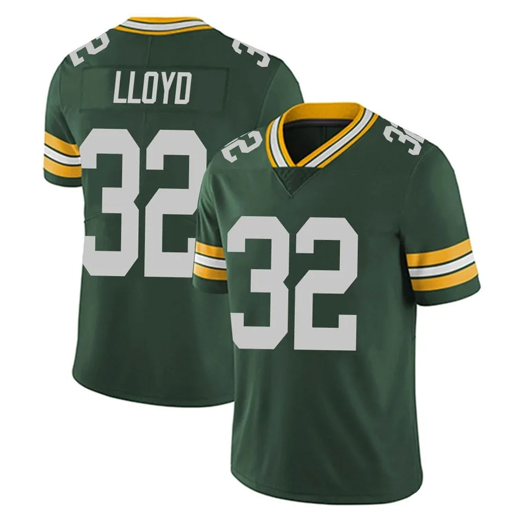 PHIN GB.Packers #32 MarShawn Lloyd Player Green Vapor Untouchable Limited Home Game Stitched Jerseys