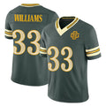 PHIN GB.Packers #33 Evan Williams Player Green Limited 2026 Rivalries Collection Home Game Stitched Jerseys