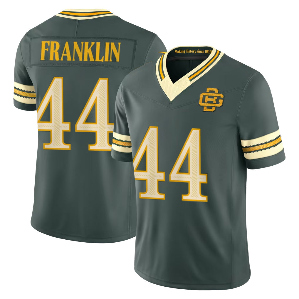 PHIN GB.Packers #44 Zaire Franklin Player Green Limited 2026 Rivalries Collection Home Game Stitched Jerseys