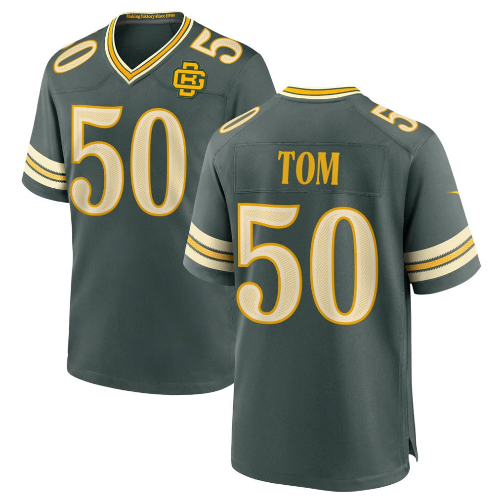 PHIN GB.Packers #50 Zach Tom Player Green 2026 Rivalries Collection Home Game Stitched Jerseys