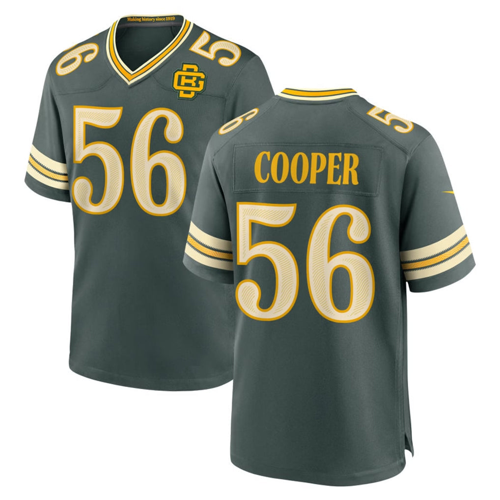 PHIN GB.Packers #56 Edgerrin Cooper Player Green 2026 Rivalries Collection Home Game Stitched Jerseys