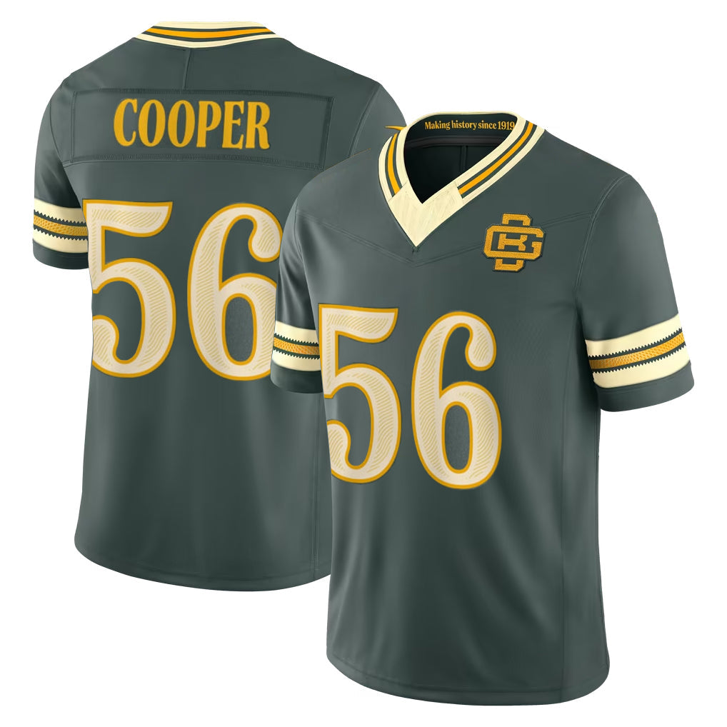PHIN GB.Packers #56 Edgerrin Cooper Player Green Limited 2026 Rivalries Collection Home Game Stitched Jerseys