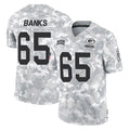 PHIN GB.Packers #65 Aaron Banks Player Arctic Camo Salute To Service Limited Stitched Jerseys