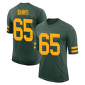 PHIN GB.Packers #65 Aaron Banks Player Green Alternate Home Game Stitched Jerseys