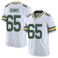 PHIN GB.Packers #65 Aaron Banks Player White Vapor Untouchable Limited Home Game Stitched Jerseys