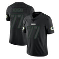 PHIN GB.Packers #77 Jordan Morgan Player Black Impact Limited Home Game Stitched Jerseys