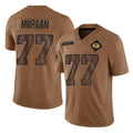 PHIN GB.Packers #77 Jordan Morgan Player Brown Salute To Service Limited Stitched Jerseys