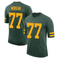 PHIN GB.Packers #77 Jordan Morgan Player Green Alternate Vapor Home Game Stitched Jerseys