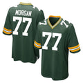 PHIN GB.Packers #77 Jordan Morgan Player Green Home Game Stitched Jerseys