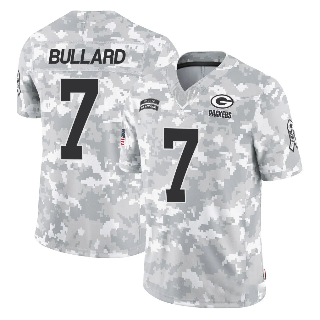 PHIN GB.Packers #7 Javon Bullard Player Arctic Camo Salute To Service Limited Stitched Jerseys