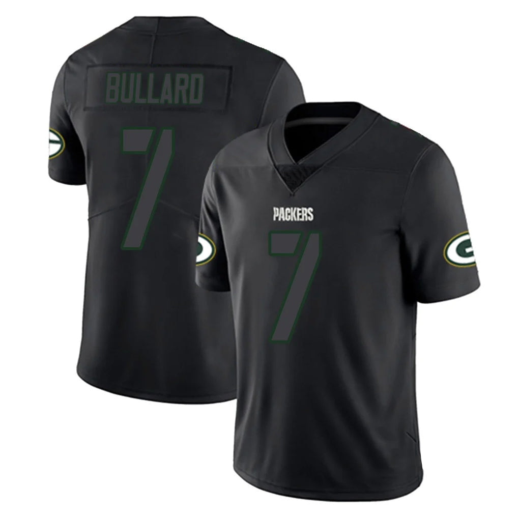 PHIN GB.Packers #7 Javon Bullard Player Black Impact Limited Home Game Stitched Jerseys