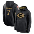 PHIN GB.Packers #7 Javon Bullard Player Black Salute to Service Hoodies Limited Game Stitched Jerseys