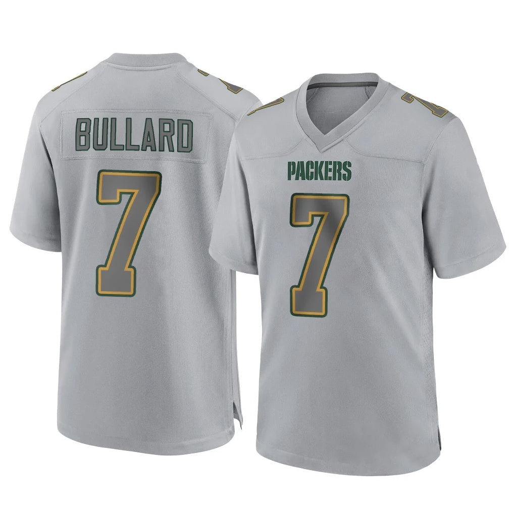 PHIN GB.Packers #7 Javon Bullard Player Gray Atmosphere Fashion Home Game Stitched Jerseys