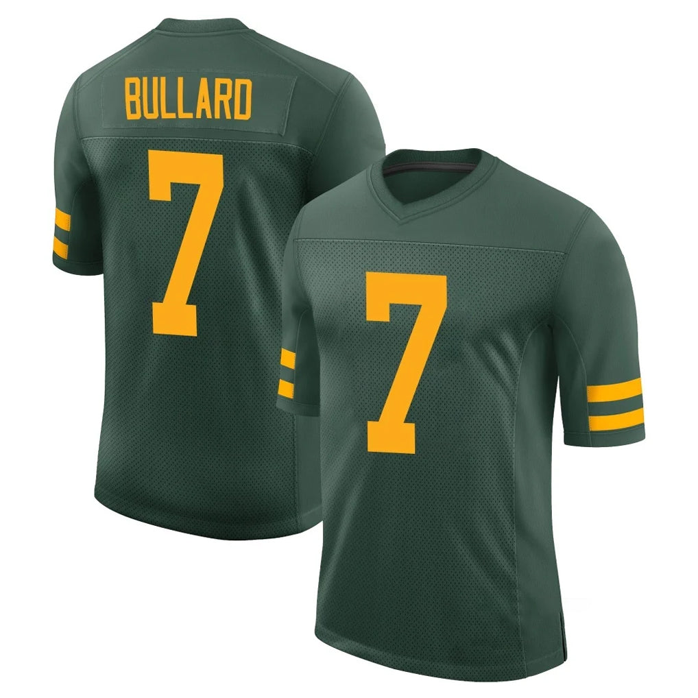 PHIN GB.Packers #7 Javon Bullard Player Green Alternate Vapor Home Game Stitched Jerseys