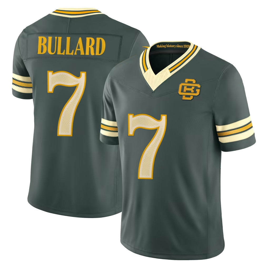 PHIN GB.Packers #7 Javon Bullard Player Green Limited 2026 Rivalries Collection Home Game Stitched Jerseys