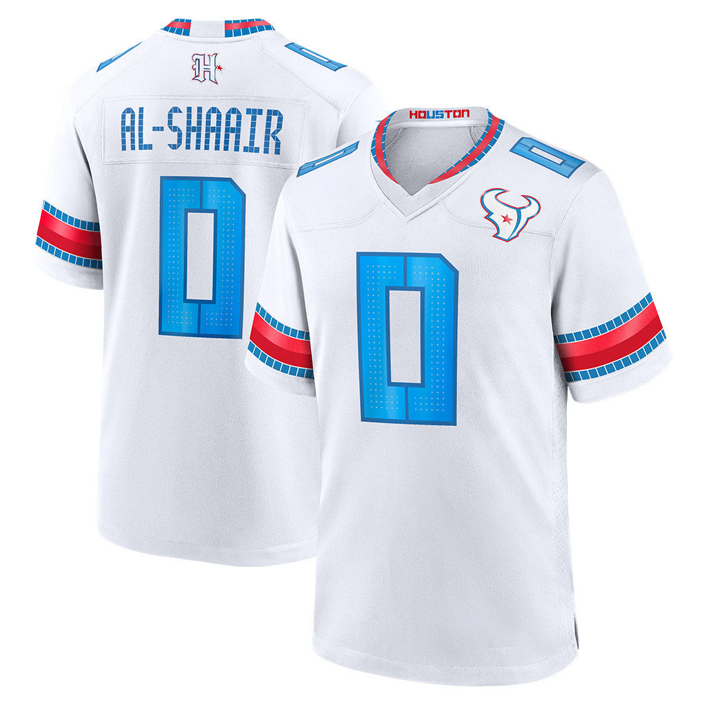 PHIN H.Texans #0 Azeez Al-Shaair Player Whtie 2026 Rivalries Vapor Home Game Stitched jerseys