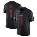 PHIN H.Texans #1 Tank Dell Player Black Impact Limited Game Stitched Jerseys