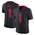 PHIN H.Texans #1 Tank Dell Player Navy Limited 2nd Alternate Vapor F.U.S.E. Home Game Stitched Jerseys