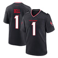 PHIN H.Texans #1 Tank Dell Player Navy Team Home Game Stitched Jerseys