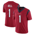 PHIN H.Texans #1 Tank Dell Player Red Limited Vapor Untouchable Home Game Stitched Jerseys