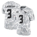 PHIN H.Texans #3 Kamari Lassiter Player Arctic Camo Salute To Service Limited Game Stitched Jerseys
