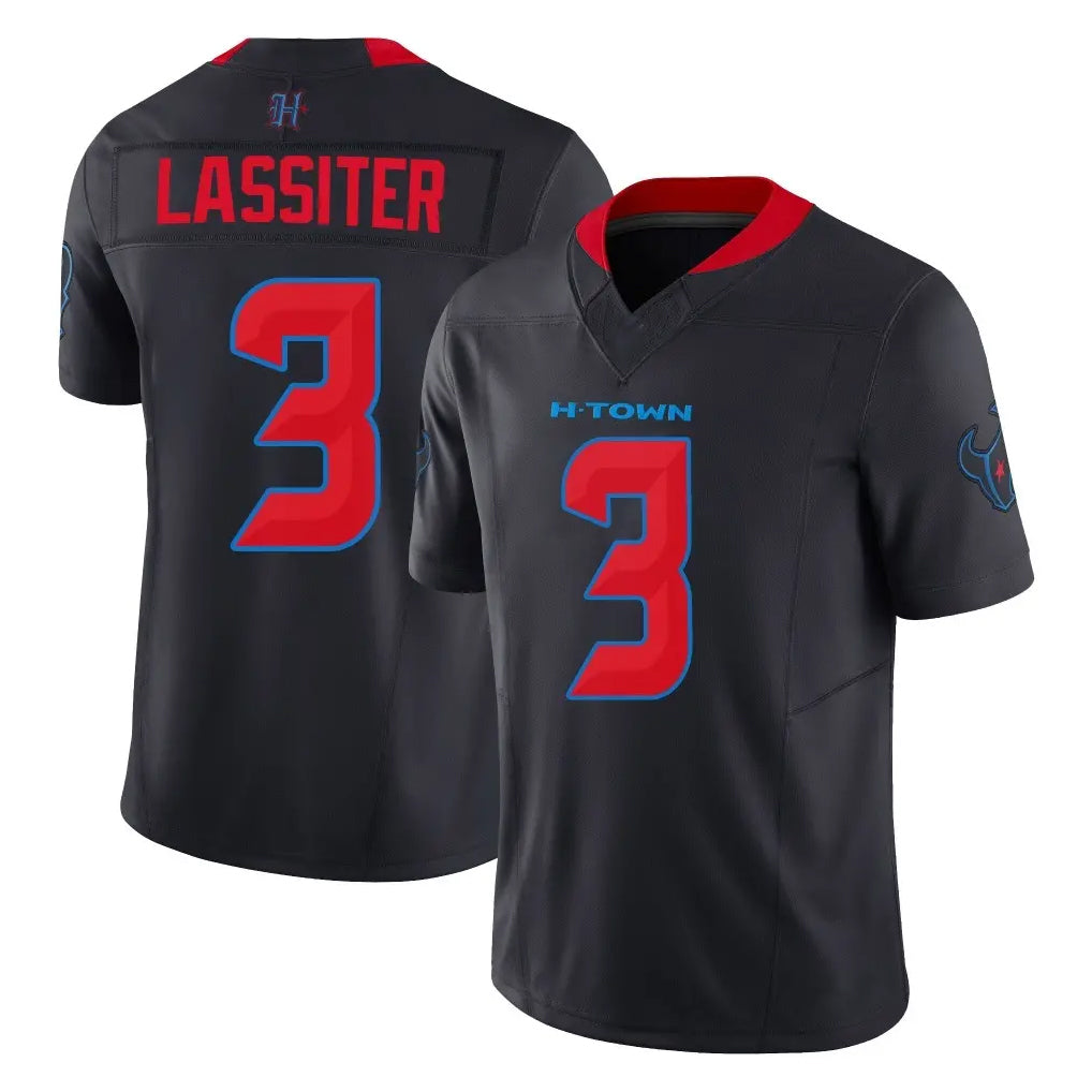 PHIN H.Texans #3 Kamari Lassiter Player Navy Limited 2nd Alternate Vapor F.U.S.E. Home Game Stitched Jerseys