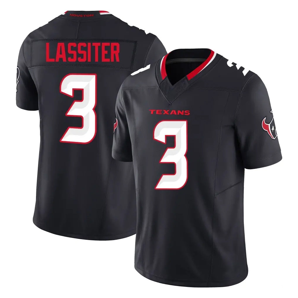 PHIN H.Texans #3 Kamari Lassiter Player Navy Limited Alternate Vapor F.U.S.E. Home Game Stitched Jerseys