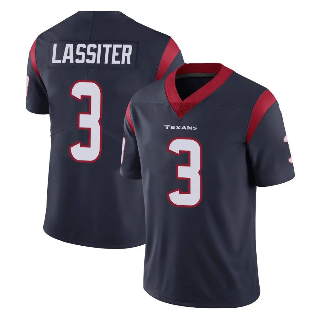 PHIN H.Texans #3 Kamari Lassiter Player Navy Limited Vapor Untouchable Home Game Stitched Jerseys