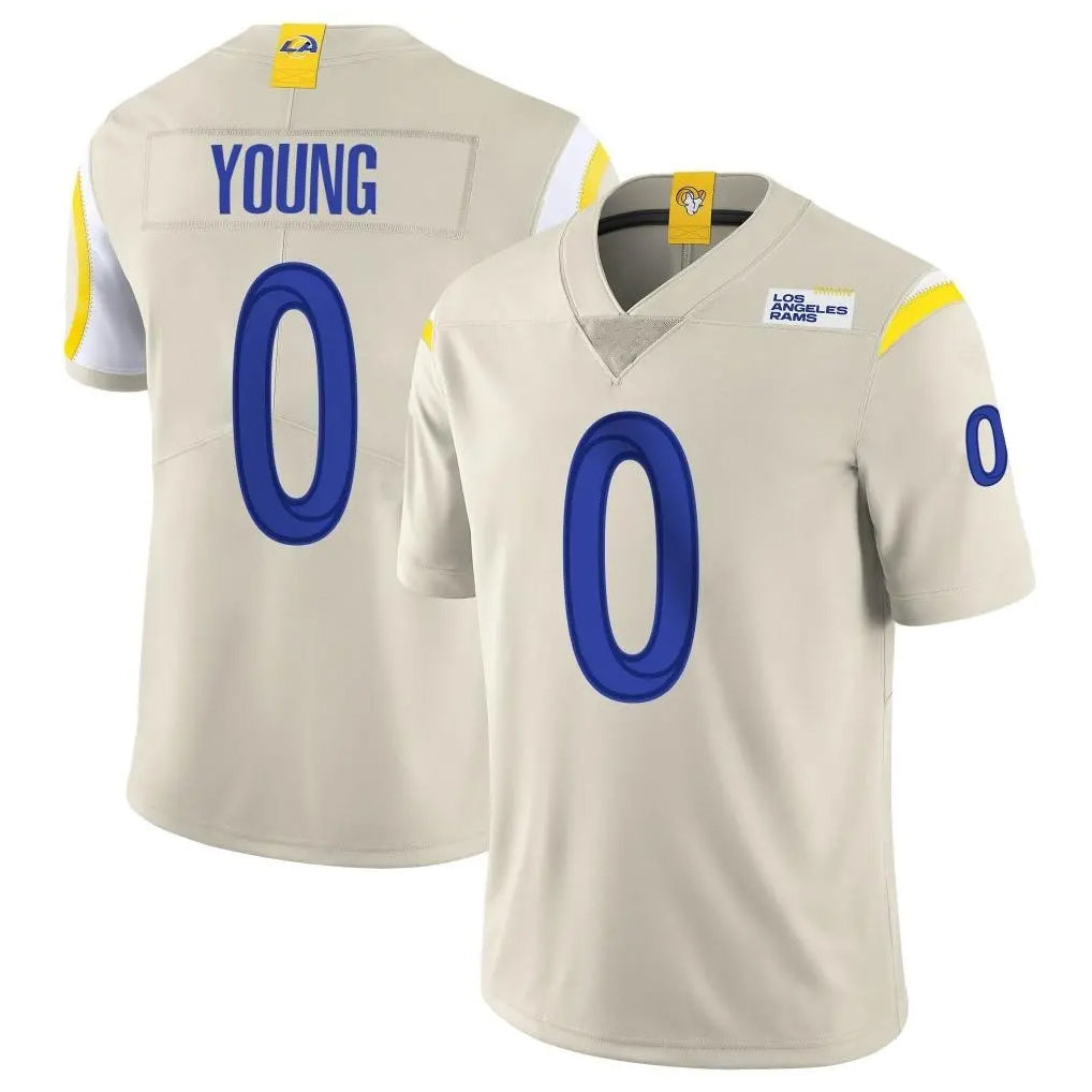 PHIN LA.Rams #0 Byron Young Player Bone Limited Vapor Home Game Stitched Jerseys