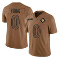 PHIN LA.Rams #0 Byron Young Player Brown Salute To Service Limited Stitched Jerseys