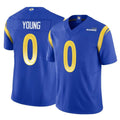 PHIN LA.Rams #0 Byron Young Player Royal Limited Vapor F.U.S.E. Home Game Stitched Jerseys