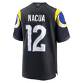 PHIN LA.Rams #12 Puka Nacua Player Midnight Blue Rivalries Collection Game Stitched Jerseys