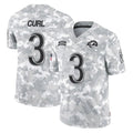 PHIN LA.Rams #3 Kam Curl Player Arctic Camo Salute To Service Limited Game Stitched Jerseys
