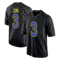 PHIN LA.Rams #3 Kam Curl Player Black Fashion Limited Home Game Stitched Jerseys