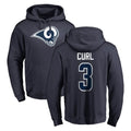 PHIN LA.Rams #3 Kam Curl Player Navy Pullover Hoodie Limited Game Stitched Jerseys