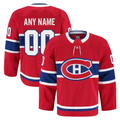 PHIN Custom M.Canadiens Red Home Authentic Pro Jerseys
