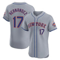 PHIN NY.Mets #17 Keith Hernandez Player Gray Road Limited Elite Home Stitched Jerseys