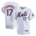 PHIN NY.Mets #17 Keith Hernandez Player White Home Replica Stitched Jerseys