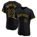 PHIN NY.Mets #19 Bo Bichette Player Black Snake Skin City Home Limited Elite Stitched Jerseys