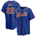 PHIN NY.Mets #22 Juan Soto Player Royal Home Game Stitched Jerseys