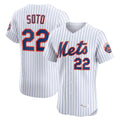 PHIN NY.Mets #22 Juan Soto Player White Home Limited Elite Stitched Jerseys