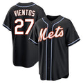 PHIN NY.Mets #27 Mark Vientos Player Black Fashion Out Game Stitched Jerseys