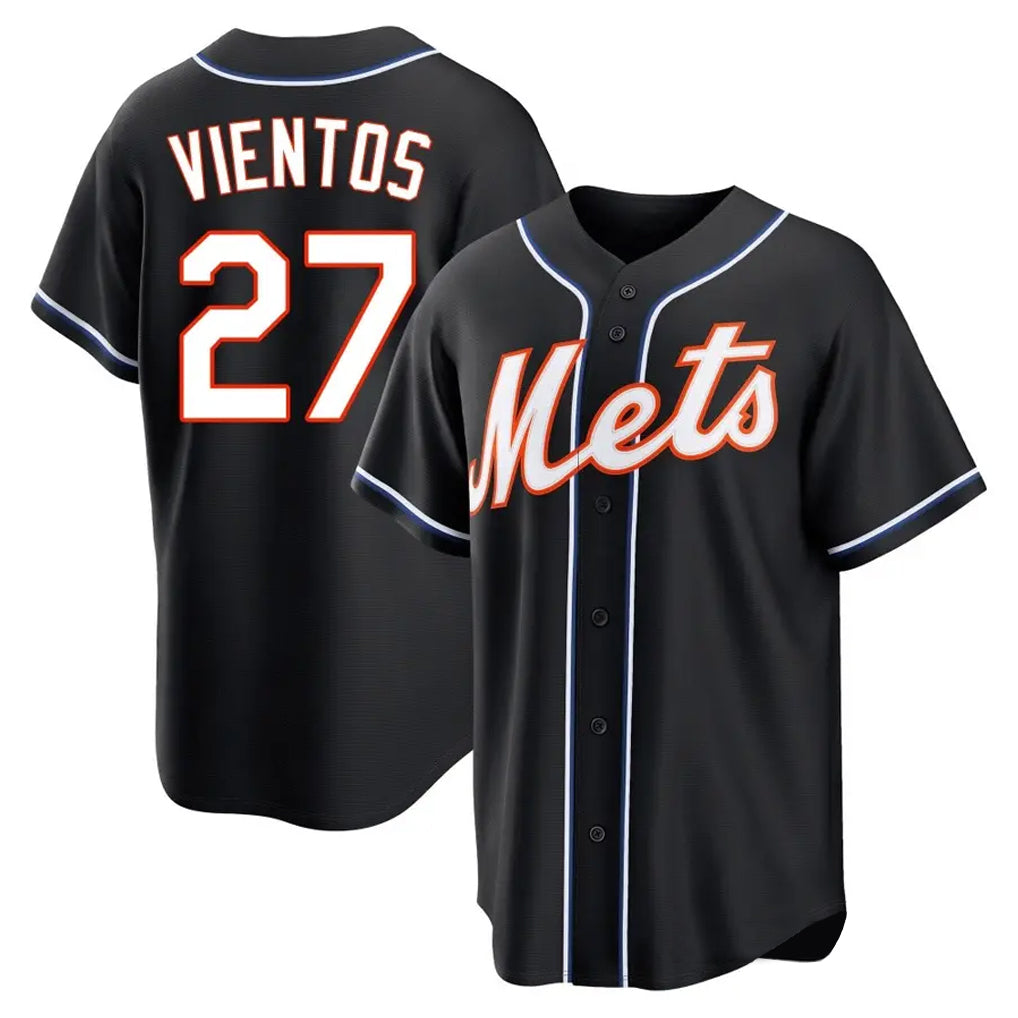 PHIN NY.Mets #27 Mark Vientos Player Black Fashion Out Game Stitched Jerseys