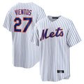 PHIN NY.Mets #27 Mark Vientos Player White Home Game Stitched Jerseys