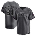 PHIN NY.Mets #31 Mike Piazza Player Gray City Connect Limited Stitched Jerseys