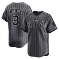 PHIN NY.Mets #3 Carson Benge Player Gray City Connect Limited Stitched Jerseys