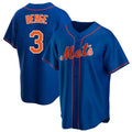 PHIN NY.Mets #3 Carson Benge Player Royal Home Game Stitched Jerseys