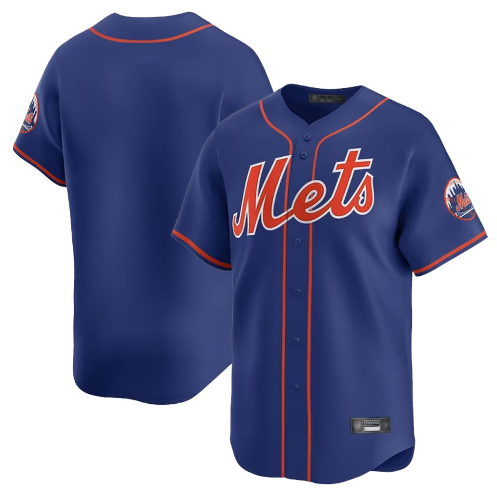PHIN NY.Mets Blank Player Royal Home Limited Stitched Jerseys